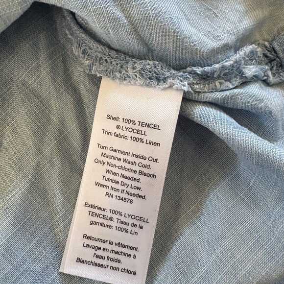 Vineyard Vines Light Blue Women's Top - Picture 3 of 4